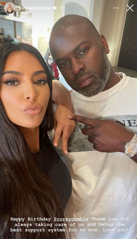 corey gamble birthday|Kim Kardashian called Corey Gamble 'step dad' in birthday tribute.